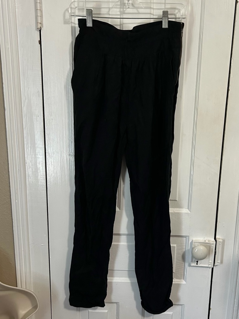 Wilfred Aritzia Dark Gray Lyocell Paperbag Waist Pants 00